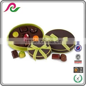 Elliptical Cardboard Box for Chocolate thumbnail-1