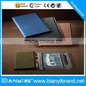 PU Leather Cover Notebook Side Printing A5 Size Notebook for Men thumbnail-1
