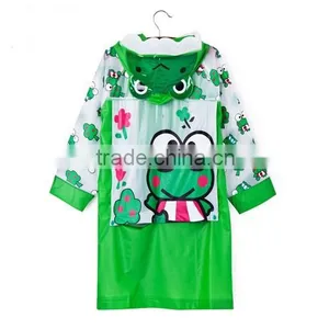 Carton Tiger Animal Squarepants Kids Raincoat Waterproof Hooded Jacket thumbnail-6