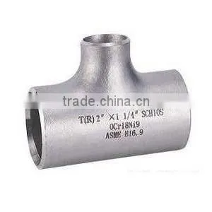 ASME B16.9 STAINLESS STEEL Reducing Tee thumbnail-3