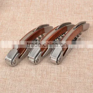 Stock Factory High Quality Stainless Steel Corkscrew Wine Opener for Gift thumbnail-2
