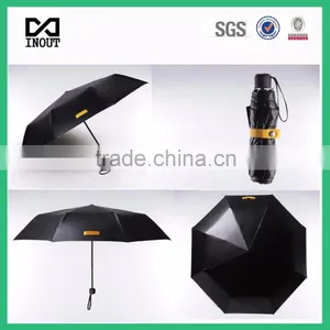 100% UV High Standard Mini Anti SPF 100 3 Folds Manual Logo Printing Umbrellas thumbnail-1