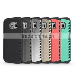 2 IN 1 Hybrid Armor Case for Sumsung S6 Edge Great Protector for Your Love Phone thumbnail-1