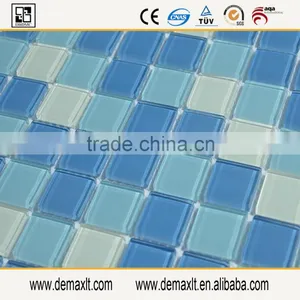 High Quality 300*300mm Cheap Swimming Pool Tile Glass Mosaic thumbnail-2