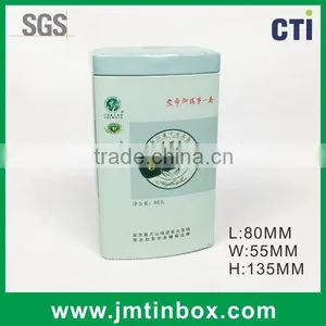 Rectangular Metal Tea Tin Can thumbnail-1
