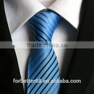 Wholesale Men's Stripe Polyester Ties thumbnail-1
