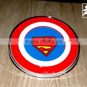 Qi Wireless Charger Fantasy UFO Shape Charging Pad With LED Lighting Wireless Charger for Samsung Galaxy a8 thumbnail-3