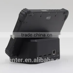 1D/2D Barcode Scanner 8 Inch 3G/4G Android Rugged Tablet PC With Handwriting Type Docking Station thumbnail-3