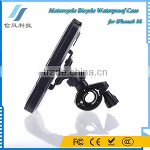 5 In 1 Motorcycle Bicycle Bracket Handlebar Mount Holder Shockproof Dustproof Waterproof Case for Apple IPhone 5 5S Black thumbnail-4