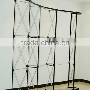 3*3 3*4 Aluminum Type Folding Spring Pop up Banner Stand, Trade Show Pop up Backdrop Display Wall thumbnail-3