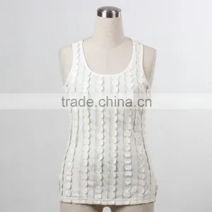 F5S15312 Fashion Paillette Tank Top For Women thumbnail-1