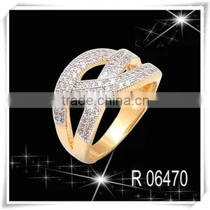 Two Tone Color Micro Pave Jewelry Made in China thumbnail-3