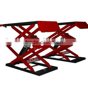JUNHV JH-F3000 Double Cylinder Hydraulic Scissor Car Lift thumbnail-2