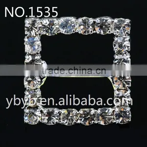 Rose Crystal Rhinestone Buckle for Wedding Invitation-1535 thumbnail-1