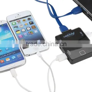 Square Usb Por Hub , 4 Port Usb 3.0 Hub From Usb Hub Suppliers With Aluminum Casing for PC and Laptop thumbnail-6