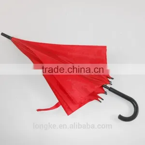Wooden Pole Umbrella Red Umbrella With Wood Handle thumbnail-4