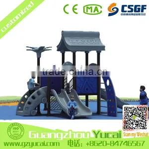 Modern Design Outdoor Children Plastic Slide Playground Equipment thumbnail-1