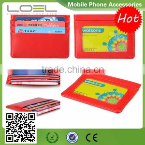 2016 Most Popular Simple Leather PU Blocking Wallets/case/holder for Credit Card . Quality Assured thumbnail-1