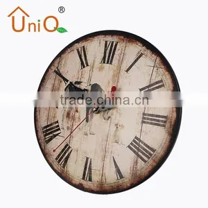 M1205 Various Kinds of Antique Made on Metal Wall Clock thumbnail-1
