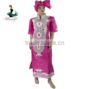 Bazin Riche Dress 2016 Long Rich Bazin Dress Embroidery for Lady thumbnail-5