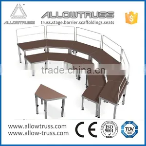 Facilitate Permanent Use TUV Certificate Aluminum Risers for Church thumbnail-4