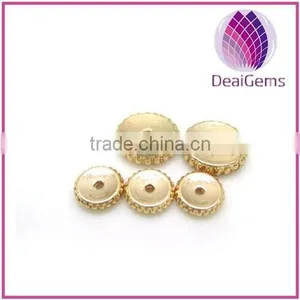 High Quality 6mm 24k Gold Filled Spacer Beads thumbnail-1