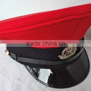 First Class Quality Military Uniform Cap/office Cap With Metal Logo thumbnail-1
