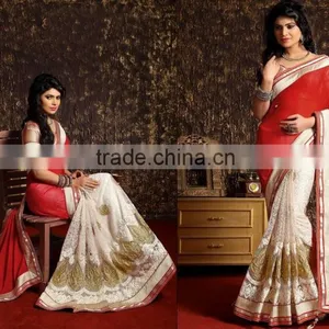 BLACK NET SAREE ONLINE thumbnail-3