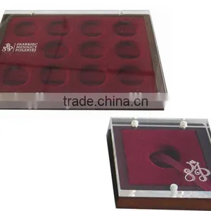 Wooden Coin Box With Transparent Lid thumbnail-4