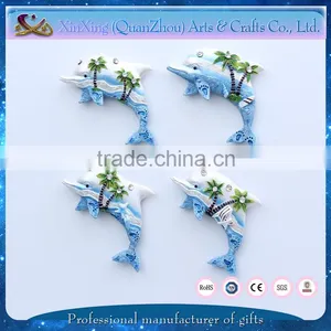 Resin Beach Dolphin Shape Dominican Souvenir Magnet thumbnail-5
