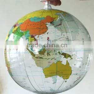 Wholesale Custom Cheap Inflatable Globe Beach Ball for Sale thumbnail-1