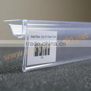 Plastic Price Label Holder Plastic Shelf Price Strip Supermarket Shelf Price Holders thumbnail-1