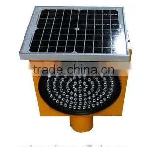 Solar Led Road Safety Flashing Light / Solar Super Bright Led Furious Traffic Signal Sign /remarkable thumbnail-1