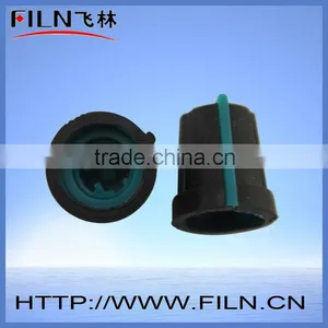 Black Miniature Round Bakelite Door Knobs thumbnail-1