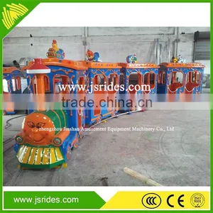 Amusement Park Games for Sale Electric Ride on Train With Tracks Train Electric thumbnail-4