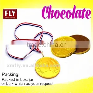 Chocolate With Golden Champion Medal Design thumbnail-1