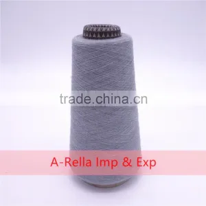 Polyester Spun Yarn Gray Yarn1.5# 32S/1 in Cone Knitting Yarn 100% Polyester thumbnail-2