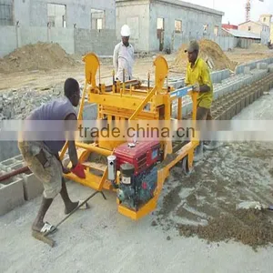 Movable Cement Hollow Block Laying Machine QM4-45 Using Diesel in Africa Price List thumbnail-5