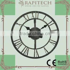Indoor Outdoor Home Decorative Metal Wall Clock thumbnail-1