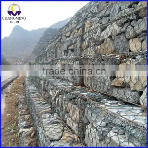 Good Quality PVC Coated Galvanized Hexagonal Woven Wire Mesh Gabion thumbnail-5