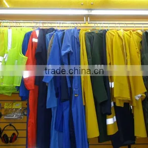 Profession OEM Beautiful Yellow Polyester Raincoats Long Sleeve Waterproof Rain Coats for Promotion thumbnail-5