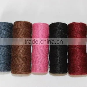 Double Colored and Colorful Jute Twine for Gift Packing Cooking Party Wedding Decorating and DIY thumbnail-2