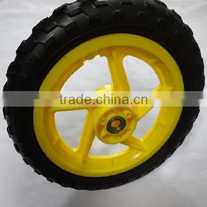 12"x 1.75" Small Plastic Stroller Bike Wheel thumbnail-1