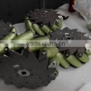 10 Inch (254mm) Heavy Duty Industrial Mecanum Wheel (professional Custom,Payload:100kg/pcs) thumbnail-3