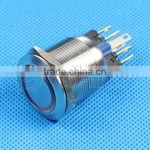 GQ22F-11EL Switch Waterproof, Illuminated Push Button Switch* thumbnail-3