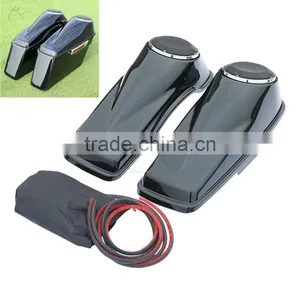 6.5" Speaker Saddlebag Lid For Harley Touring Electra Road Street Glide 14-17 thumbnail-1