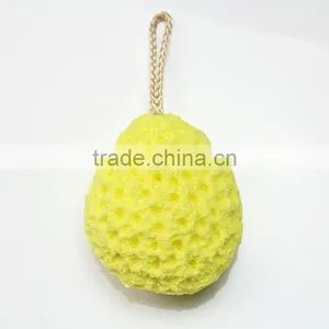 Wholesale Bath Sponge Latex-free Exfoliating Sponge Comprised Bamboo Charcoal thumbnail-4
