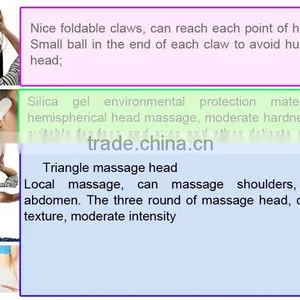 Creative 3 in 1 Multifunctional Handle Portable Massager Units thumbnail-5
