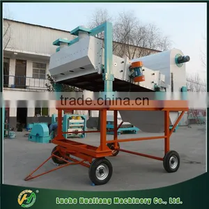 High Efficiency Cheap Movable Vibrating Sieve With Air Separator for Sale thumbnail-3