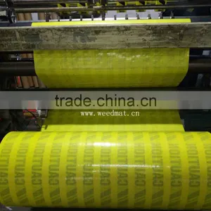 Black Printed Yellow or Red Woven Fabric Traffic Barrier thumbnail-2
